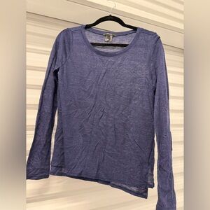 Forever 21 Indigo Long Sleeve Tee